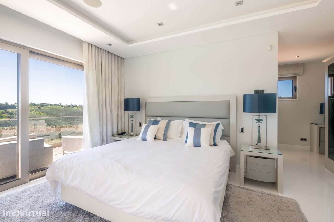 Moradia de luxo com vista mar e golfe-38