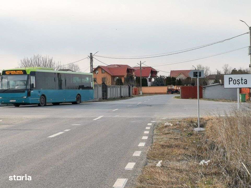 Teren intravilan la asfalt si statie autobuz Ilfov Cernica Posta-5