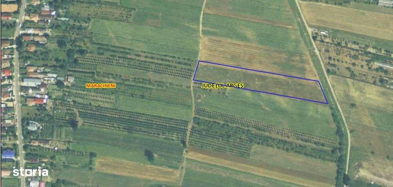 Teren Intravilan Maracineni 7545 mp - Imagine principală: 2/3
