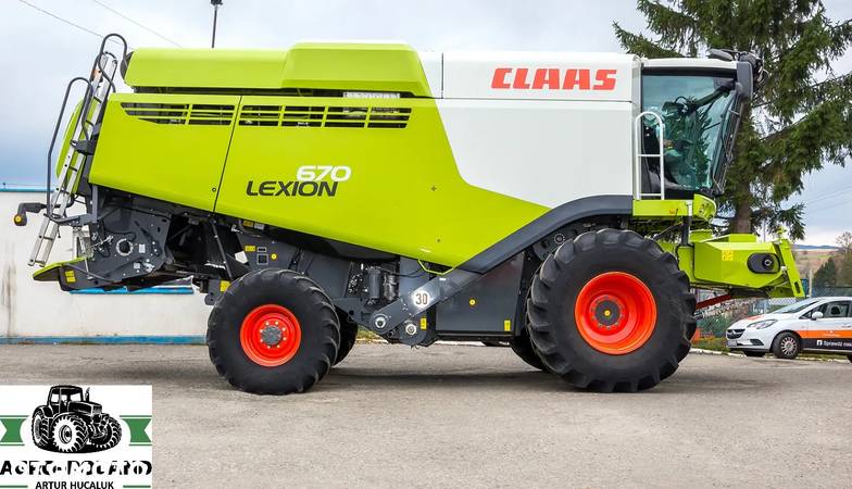 Claas LEXION 670 - 2019 - 4X4 - 717/1255 h - 3D + VARIO 770 - LASER PILOT - 4