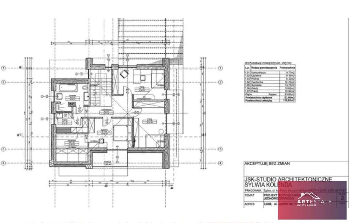 Działka 1000m+PnB Dom Jednorodzinny Złotno - Pełny obrazek: 5/6