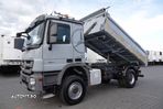 Mercedes-Benz ACTROS 1841 / 4 X 4 / CAMION BASCULAN PE 3 FETE / EPS+AMBRIEI / EURO 5 / 2010 - 2