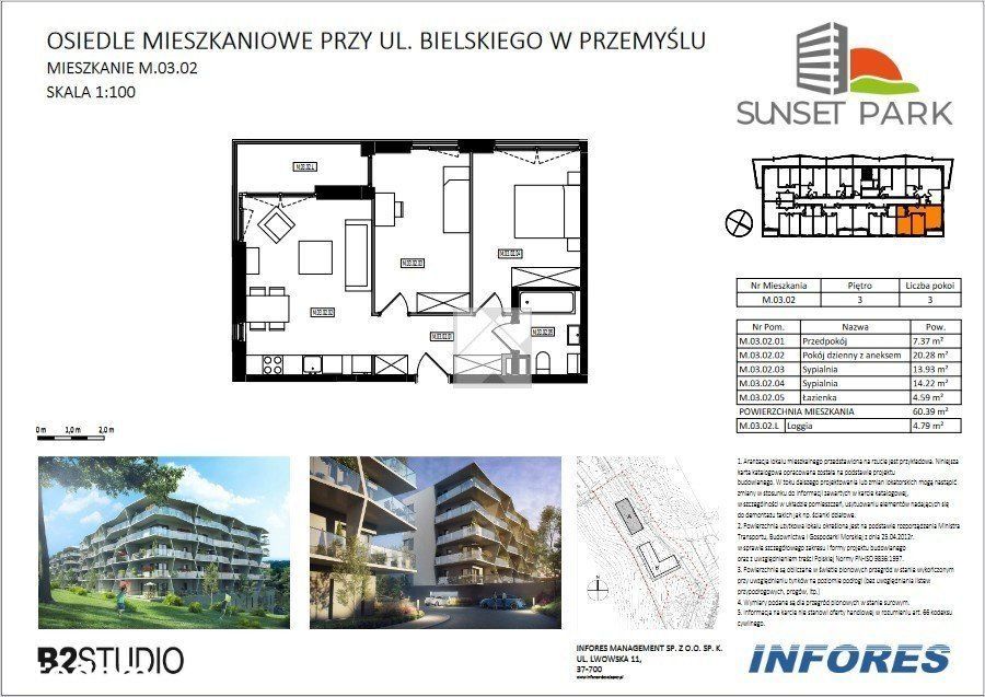 Mieszkanie na Osiedlu Sunset Park A 03.02