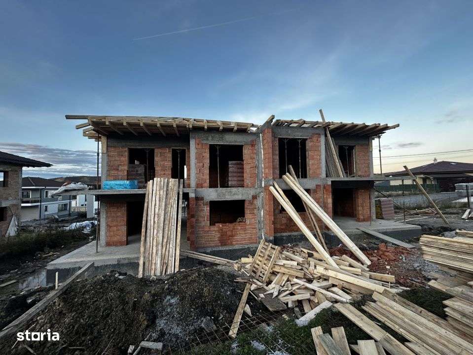 Duplex 5 camere 120mp utili Chinteni teren 450mp - Imagine principală: 3/11