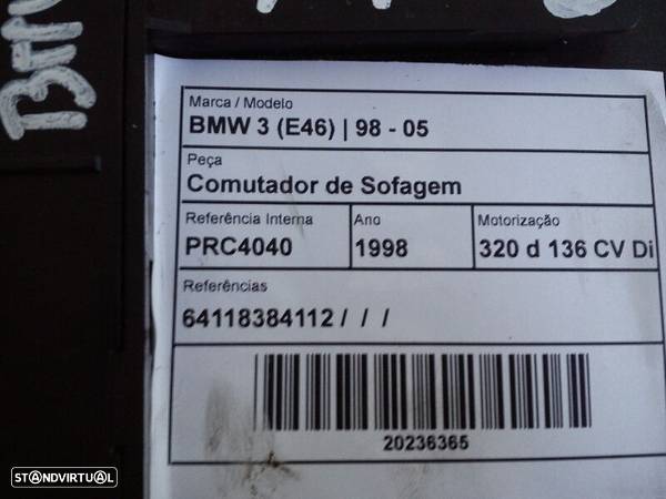 Comutador De Sofagem Bmw 3 (E46) - 1