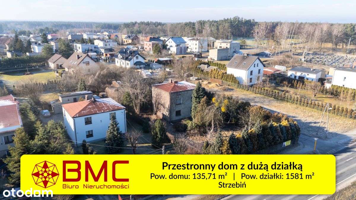 Przestronny dom z dużą działką-Strzebiń
