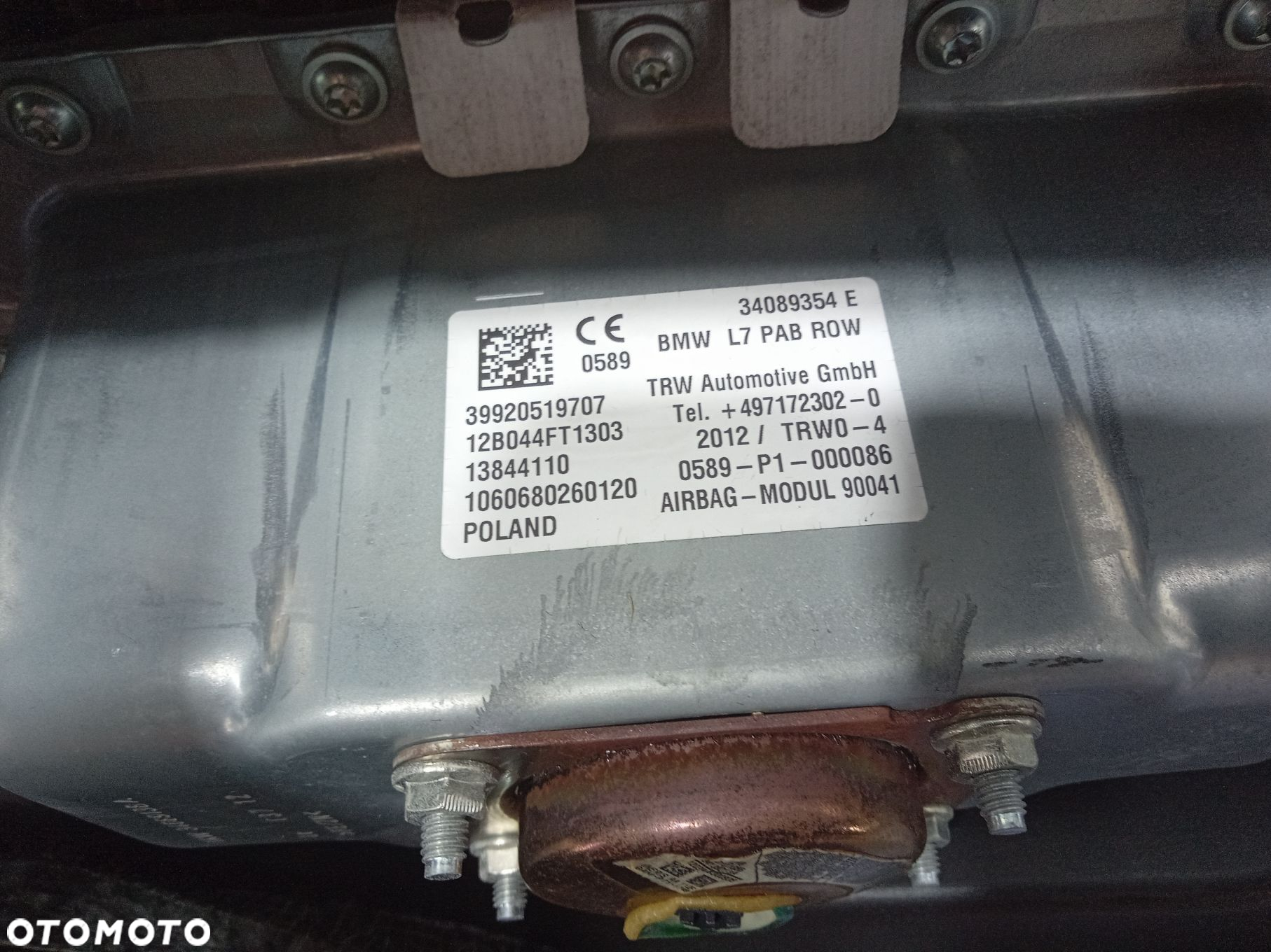 BMW 3 F30 F31 F32 DESKA ROZDZIELCZA KONSOLA EU 9218490 - 6