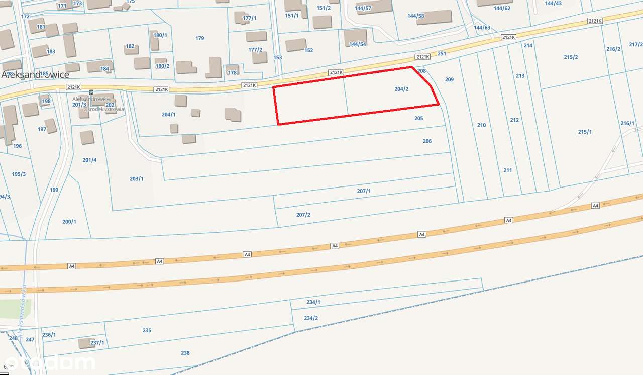 Balice / Aleksandrowice - Działka MNU 46 ar - Pełny obrazek: 3/3