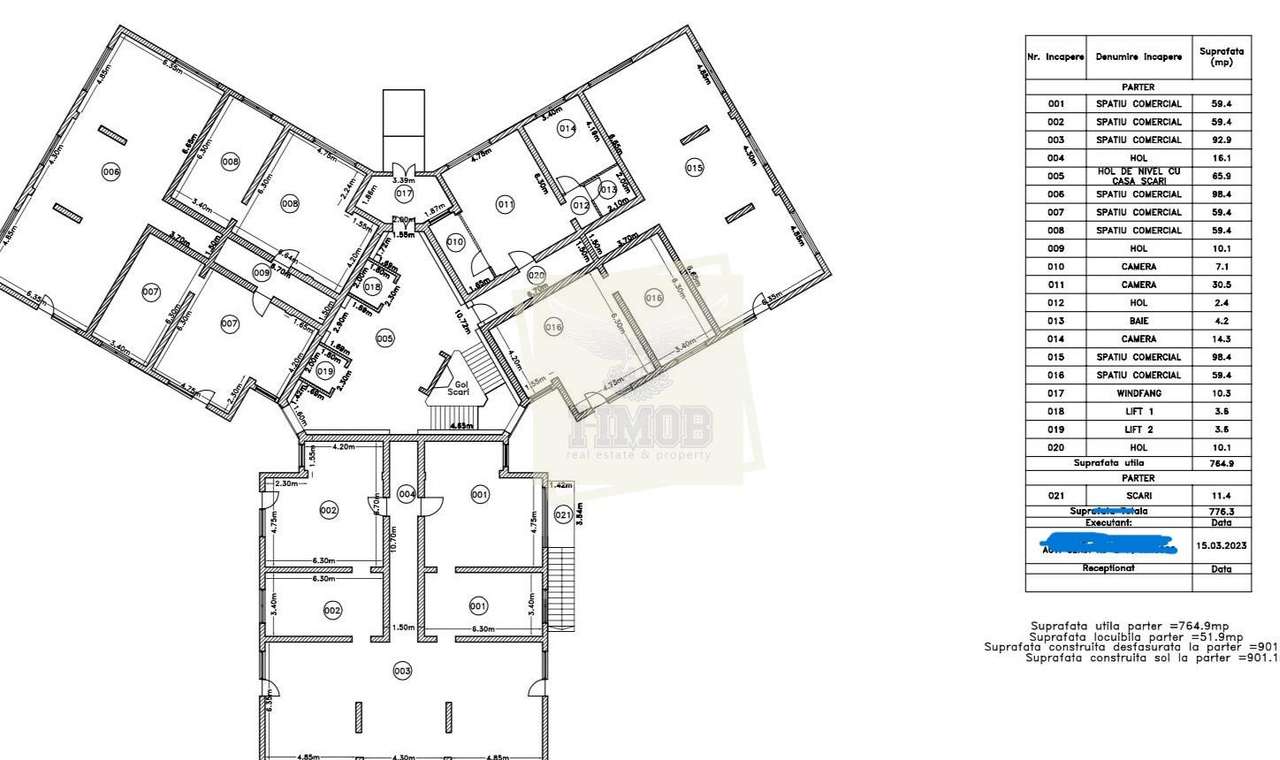 Spatiu comercial intabulat cu vitrina 60 mpu cu 2 camere in zona Rahov - Imagine principală: 3/12