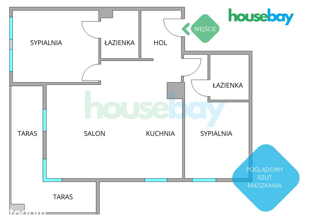Wyjątkowe! 3 pokoje, 2 łazienki, garaż, PREMIUM, BEZ PROWIZJI-19