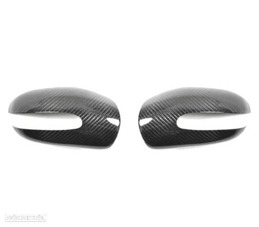 CAPAS DE ESPELHOS RETROVISORES PARA MERCEDES W211 CARBONO - 2