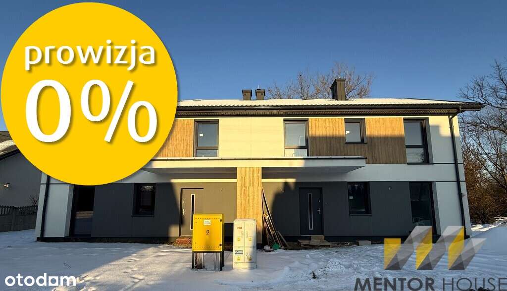 Ładny nowy bliźniak 100 m2 na działce 400 m2-0