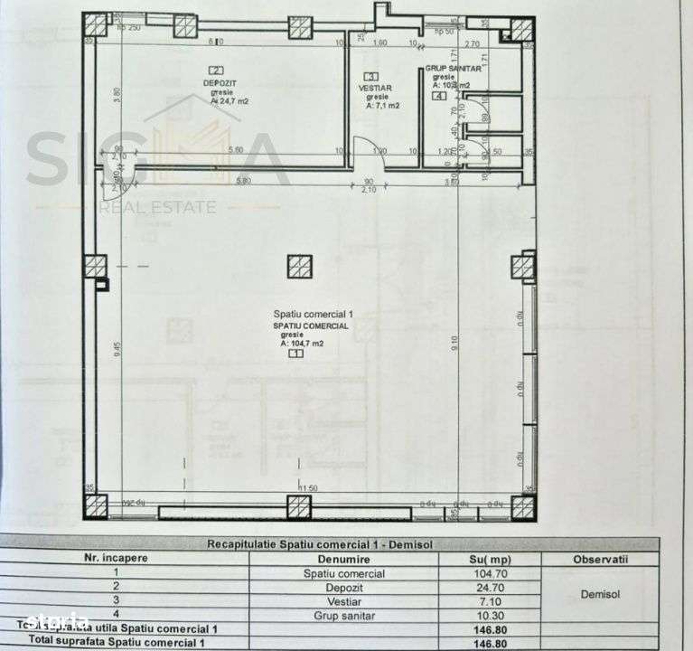 Spatiu comercial de vanzare, 3 parcare, 146 mp, Borhanci! - Imagine principală: 4/4