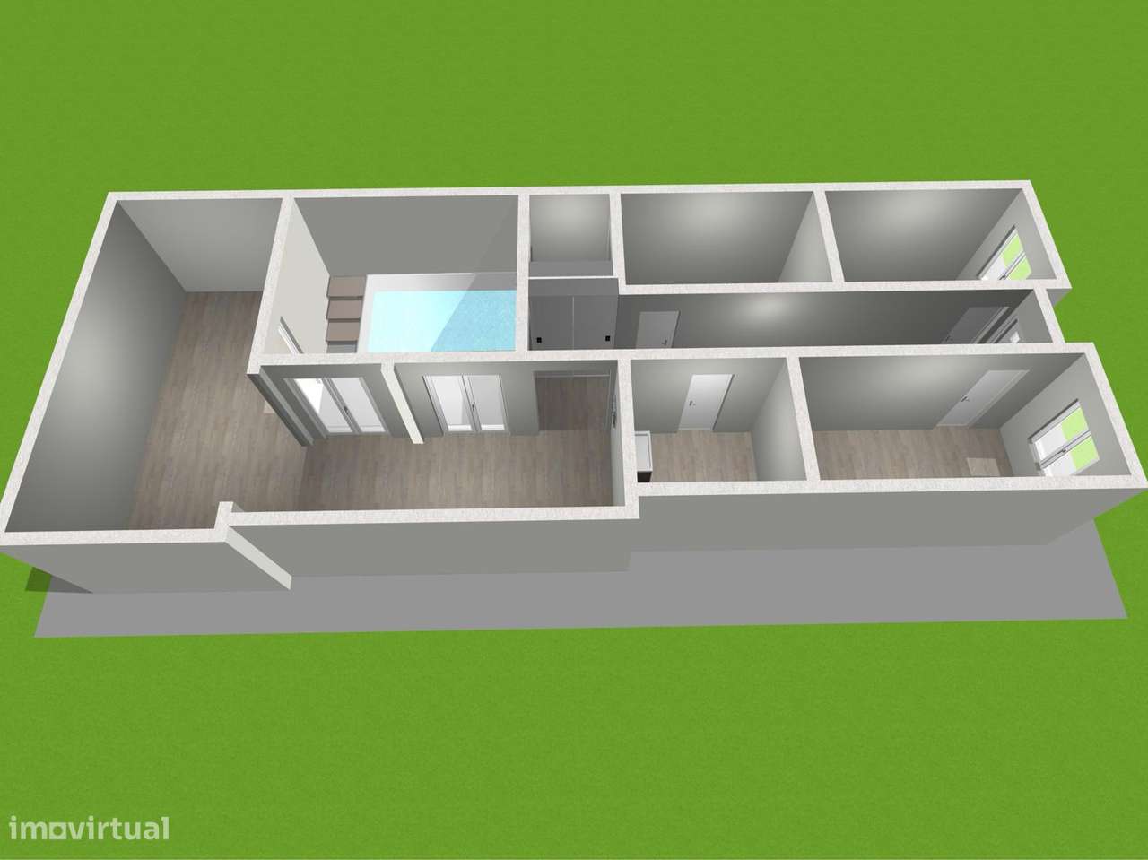 Moradia T3 nova com terraço em Montijo - Grande imagem: 4/7