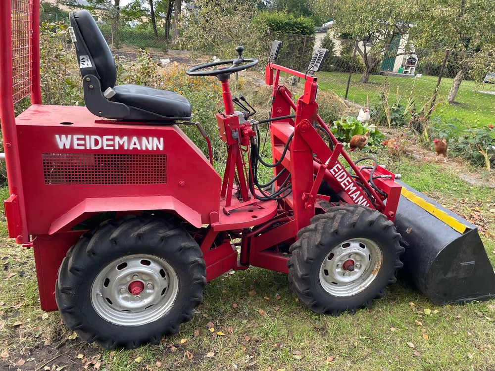 Weidemann  ładowarka weidemann 18km disel jednocylindrowy silnik sprawna 1979