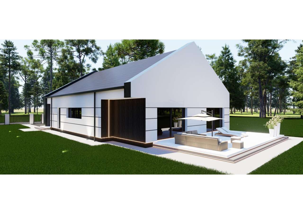 Działka budowlana 606 m² z pozwoleniem na budowę/ media w działce - Pełny obrazek: 4/7