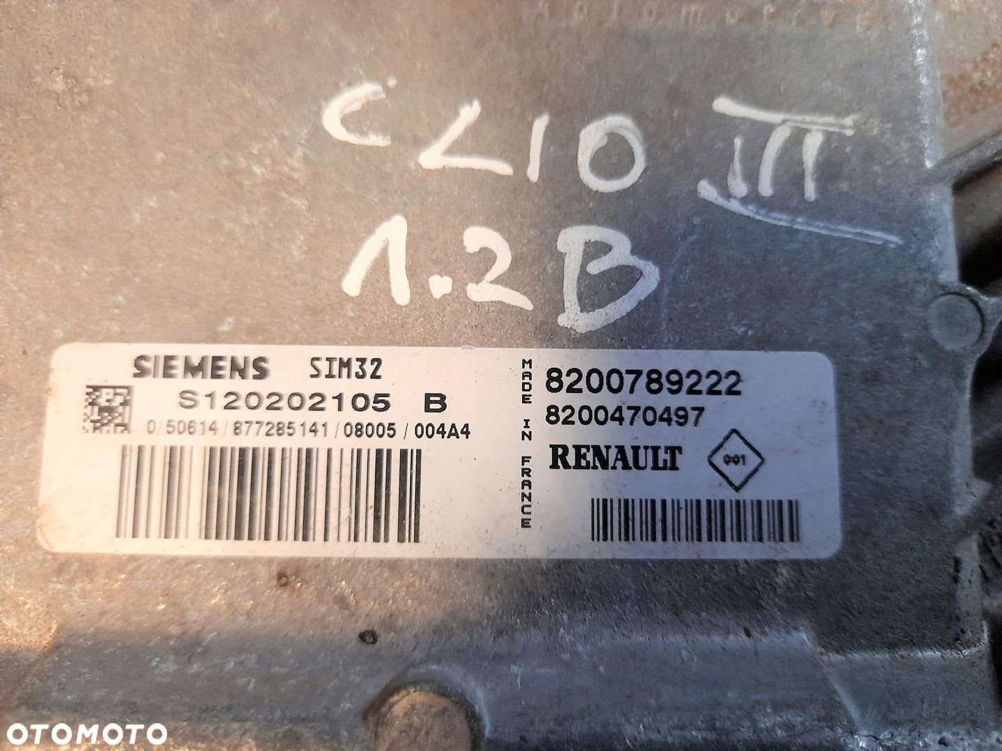 RENAULT CLIO III 05-12 1,2 16V KOMPUTER STEROWNIK - 2