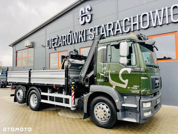 MAN TGM TGS 26.340 // wywrotka 3-S z HDS HIAB // kiper dzwig kran crane // oś skrętna // 6x2 // 6x4 // - 29