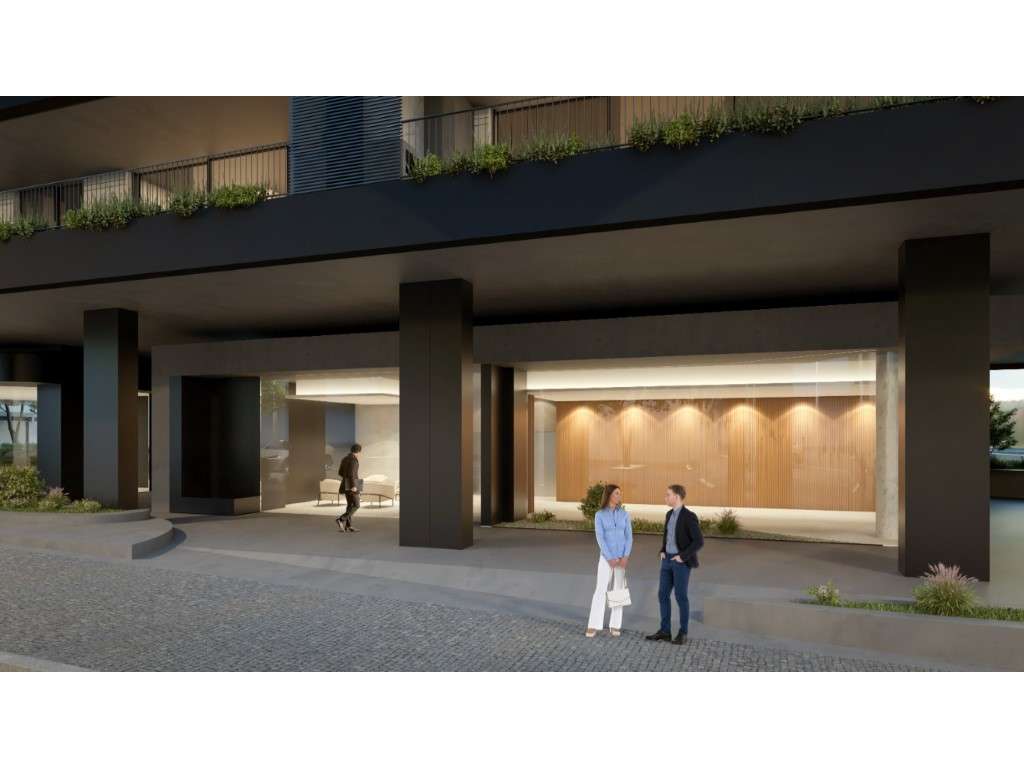 Apartamento T3, novo, varanda com churrasqueira e lavandaria; pisci... - Grande imagem: 4/21