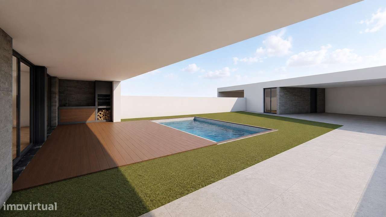 Moradia T3 | Térrea | Piscina | Jardim | Barbecue | 2 Carros-31