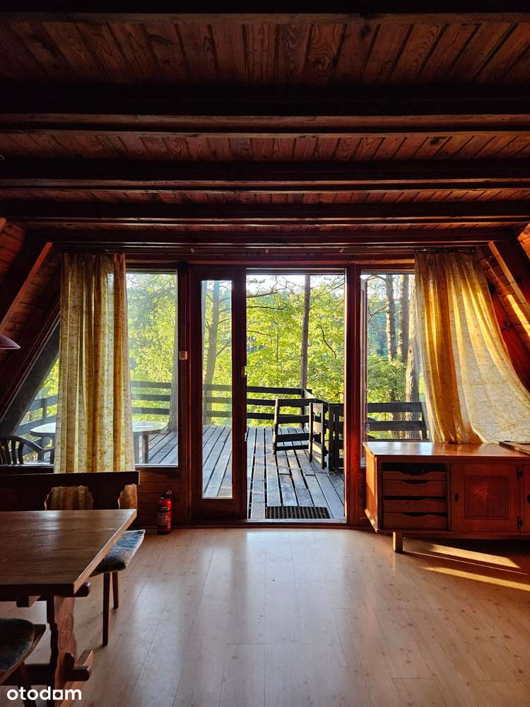 Domek letniskowy BRDA w lesie nad brzegiem jeziora-6