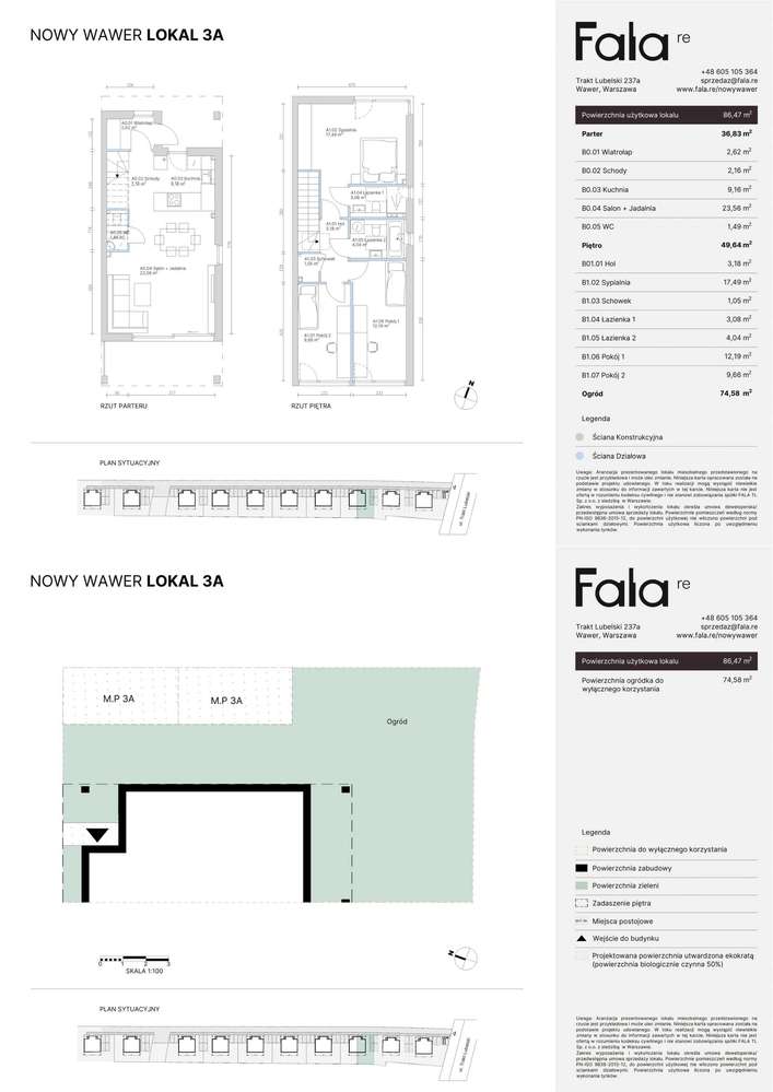 Nowy Wawer | mieszkanie 4-pok. | 3A - Pełny obrazek: 2/9