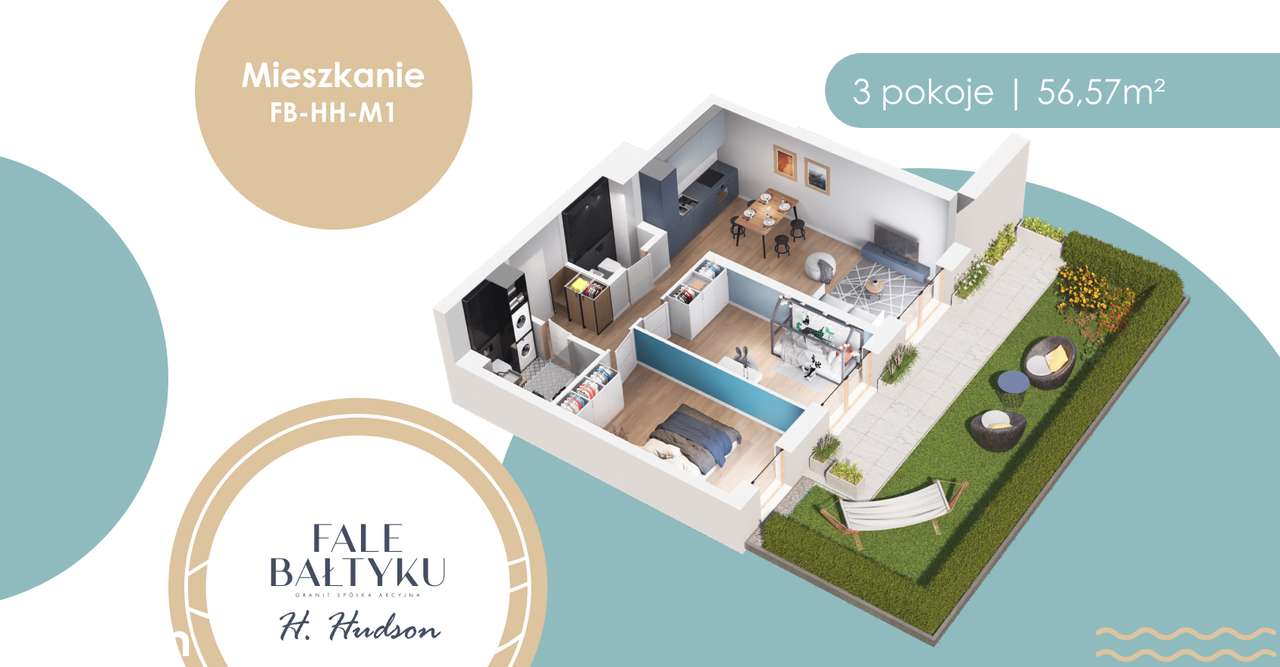 M1 | 3 pokoje z ogródkiem-0