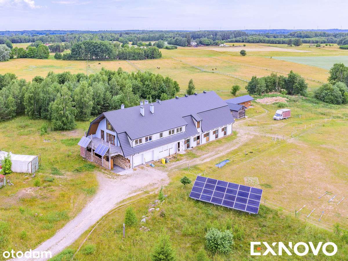 Siedlisko ze stajnią na 4-ha działce na Kaszubach.-1