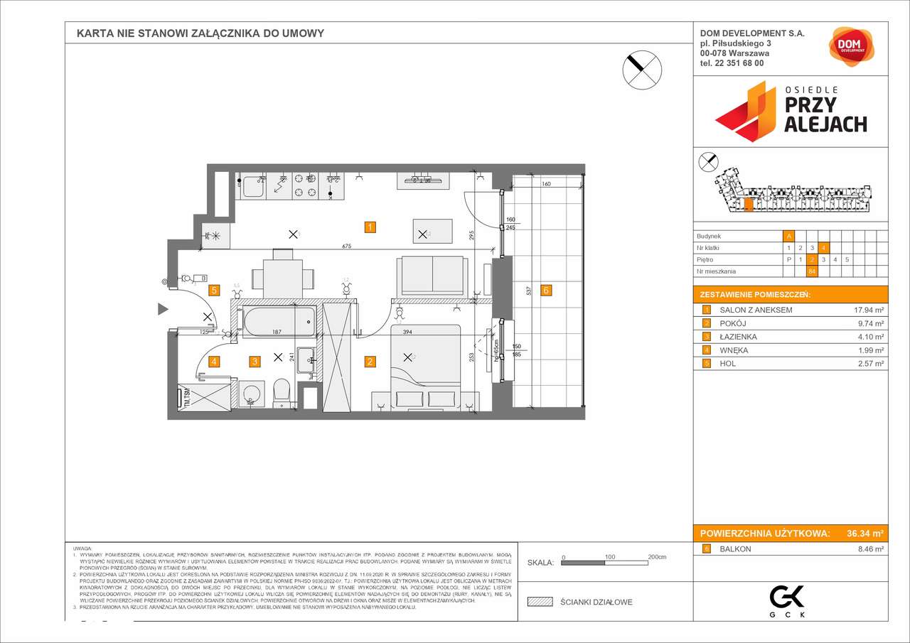 2 pokoje w Warszawie - idealne na start lub inwestycję-17