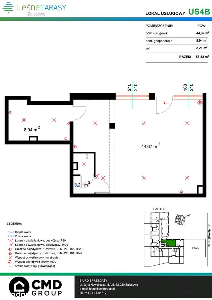 Leśne Tarasy 2 | lokal usługowy US4B || GOTOWY DO ODBIORU - Pełny obrazek: 2/7