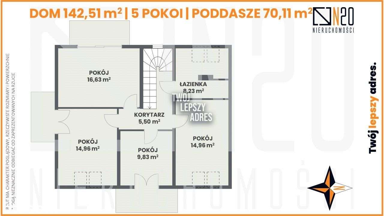 Dom bliźniak 5 pok.z garażem, 5ar działka- Kostrze - Pełny obrazek: 5/20