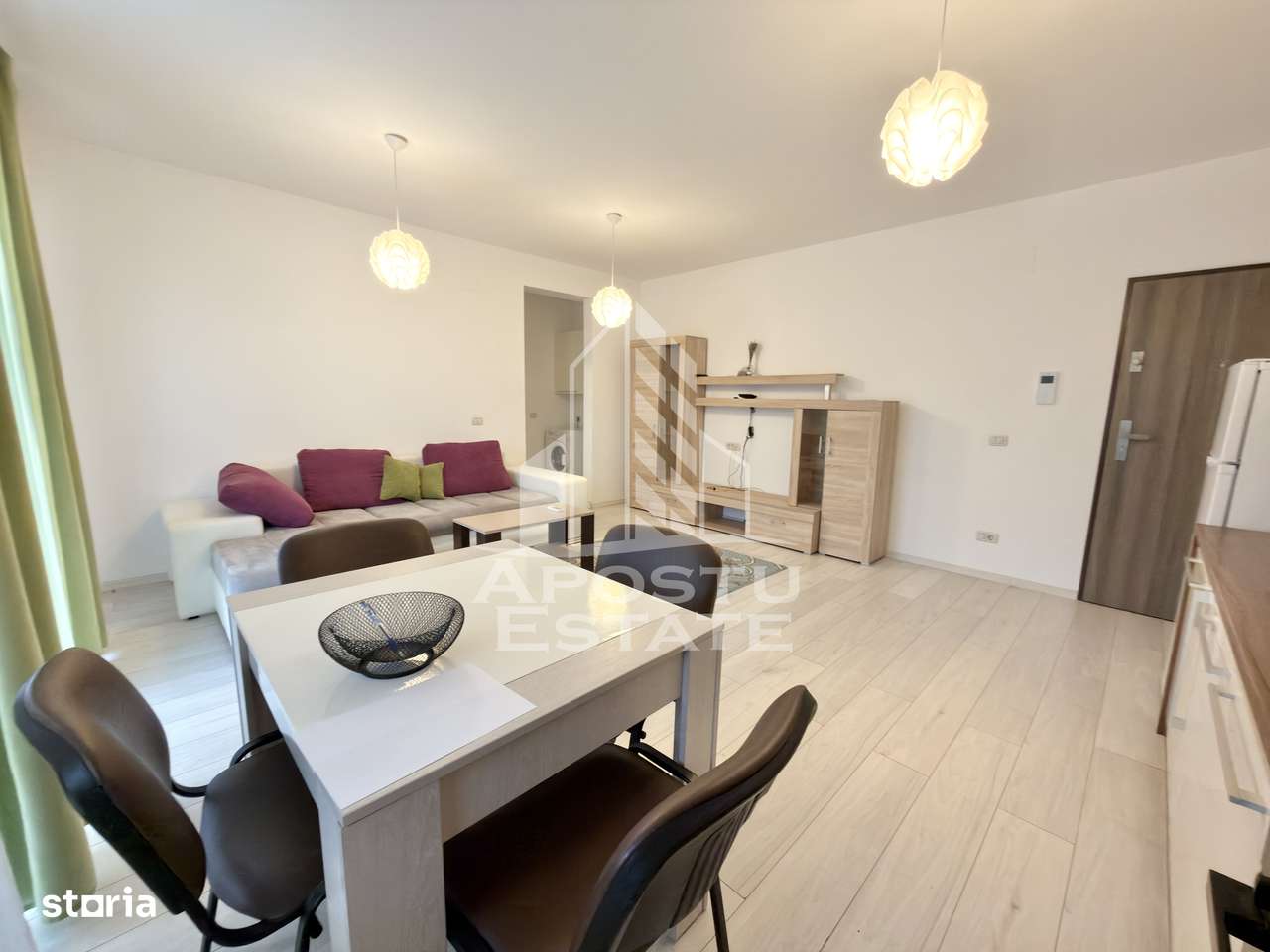 Apartament cu 2 camere complet mobilat si utilat in Giroc langa ESO. - Imagine principală: 4/9