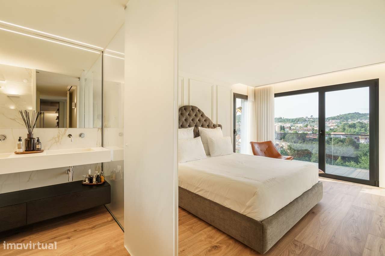 Elegante apartamento T3 em condomínio fechado na encosta do Bom Jesus-28