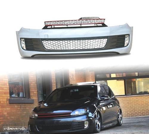 PARA-CHOQUES FRONTAL PARA VOLKSWAGEN VW GOLF 6 08- LOOK GTI - 1