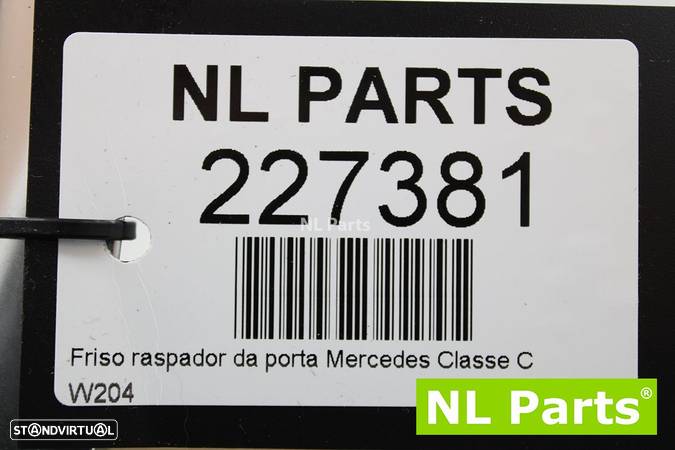 Friso raspador da porta Mercedes Classe C W204 - 9