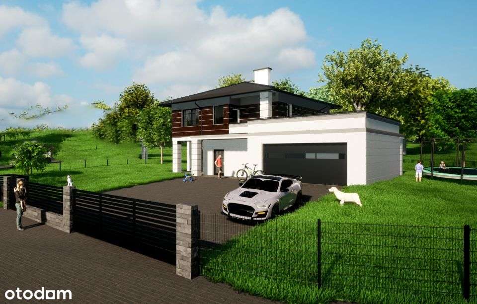 Działka z pozwoleniem na budowę i projektem domu-4