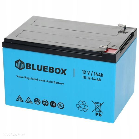 Akumulator BLUEBOX VRLA AGM 12V 14Ah 150x98x100 - 4