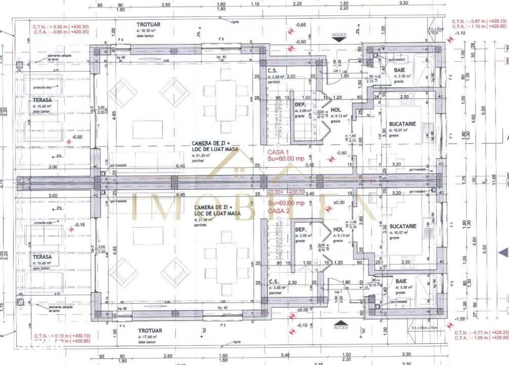Casa tip duplex 4 camere, semifinisat, view superb,  zona Vivo-1