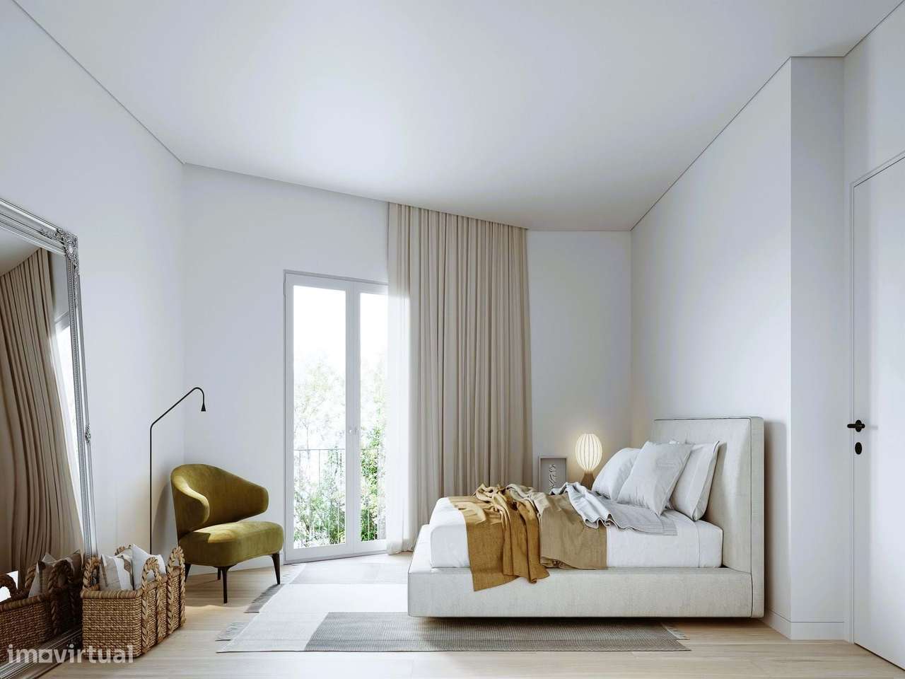 T2 em Condomínio Privado c/ Jardim e Piscina I Carcavelos - Grande imagem: 4/14