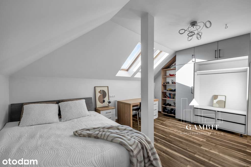 Nowoczesny 5 pok. dom z  dużym ogrodem pod Warszawą-9