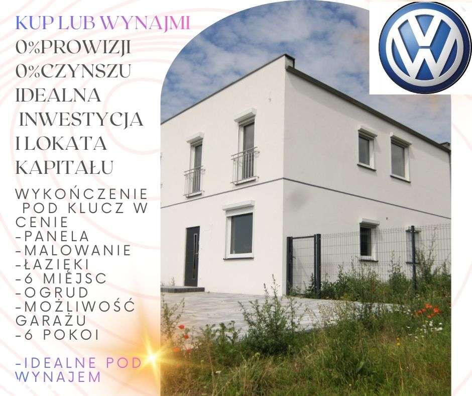 DOM -2 min do VW! 6 pokoi, 6 miejsc. Gotowy. Sprzedaż/Wynajem 3000 zł. - Pełny obrazek: 1/17