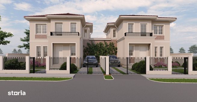 1/2 Duplex, 5 camere, 2 bai, camera tehnica, 119mp, 300mpT , Giarmata!-19
