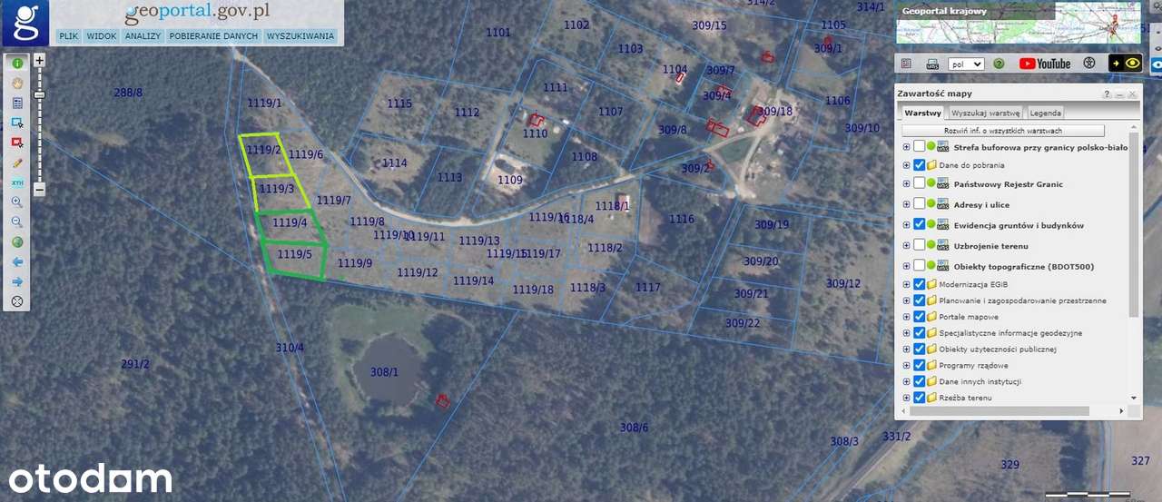 Sprzedam działki 128 PLN za metr - Pełny obrazek: 5/10