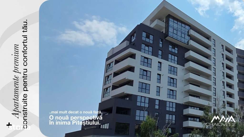 2 Camere Finisaje Premium | Pitesti Calea Craiovei | Constructie Noua - Imagine principală: 3/7