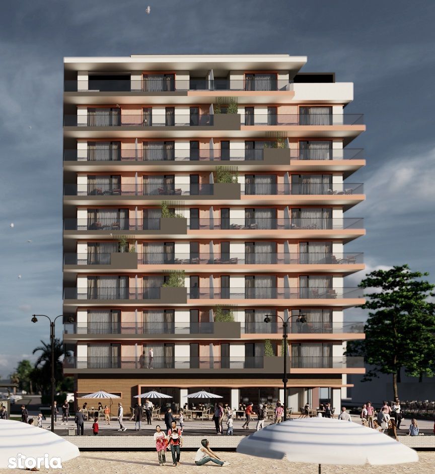 Solid Residence Melody Mamaia - 2 camere lux - vedere la mare