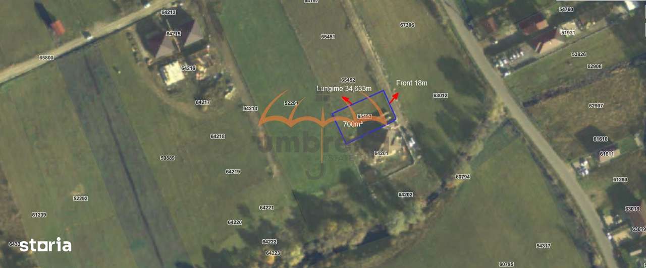 Teren intravilan de vanzare  in Popesti 700m² cu PUZ - Imagine principală: 2/3