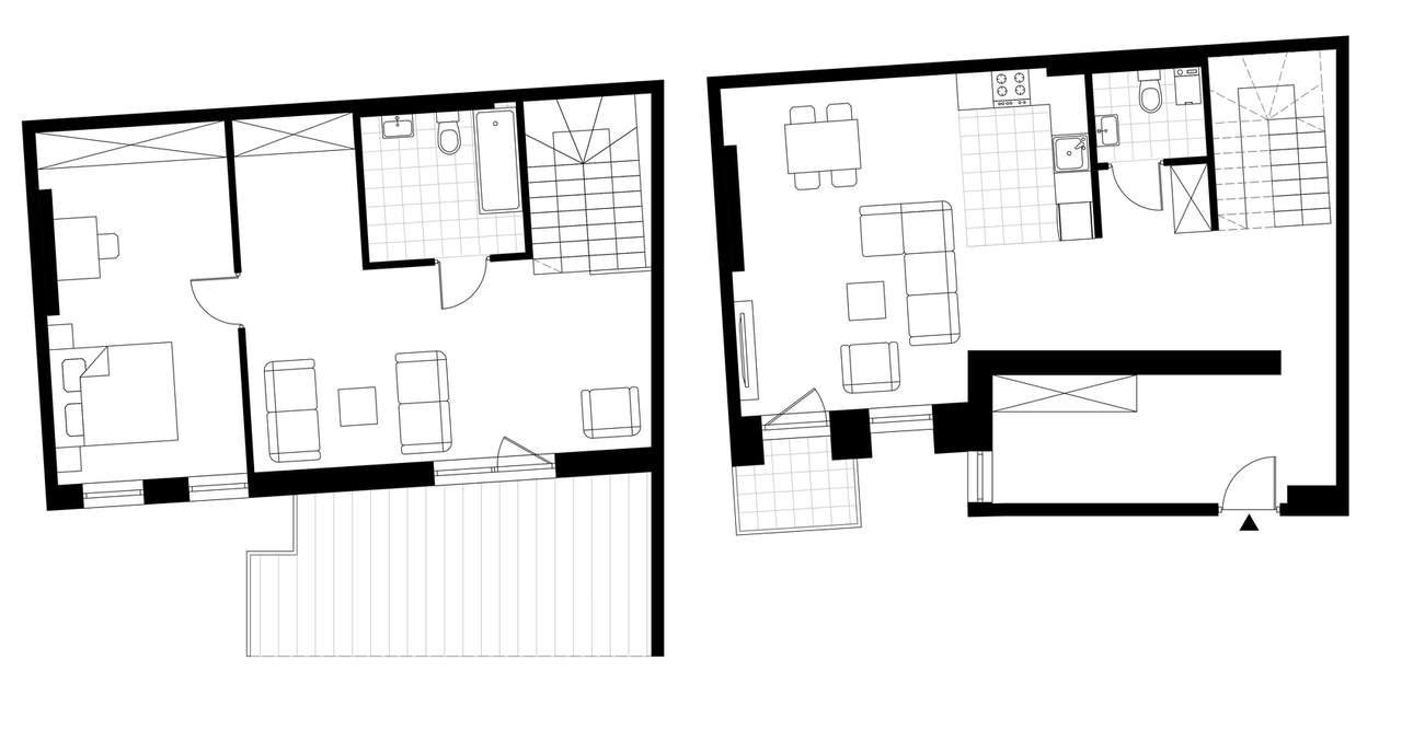 3-pokojowe mieszkanie 106m2 + taras Bezpośrednio - Pełny obrazek: 4/9