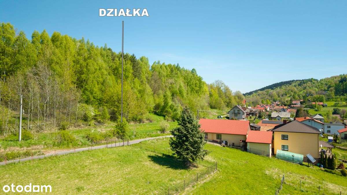 Widokowa działka w Beskidzie Żywieckim-1