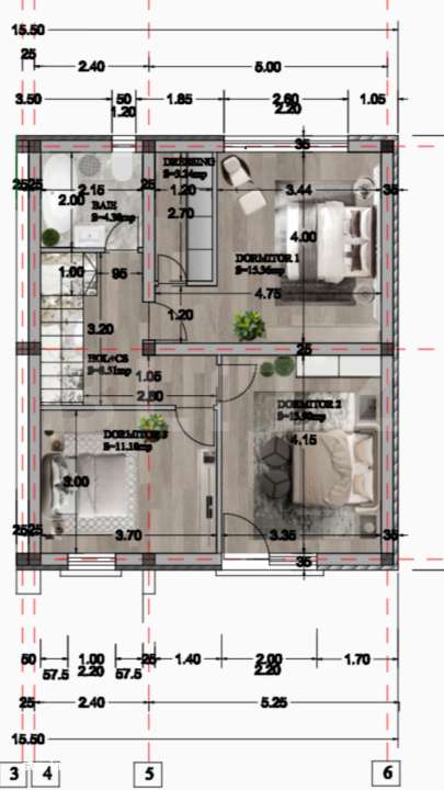 Duplex modern in zona premium – 3 dormitoare, toate utilitatile - Imagine principală: 5/10