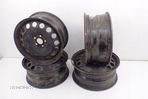 4 Felga Stalowa Volkswagen 1J0601027L/S 6.5" x 16" 5x100 ET 42 - 2